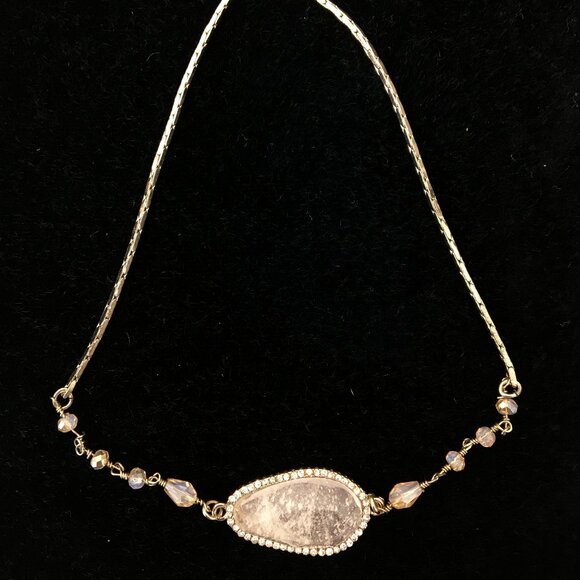 Kendra Scott Adjustable Bracelet With Smoky Chrystal Center Accent Stones - Picture 2 of 5